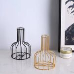 Tabletop Modern Hydroponic Metal Tube Vase - Image 4