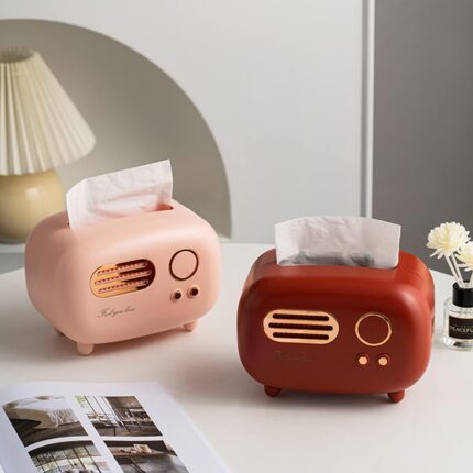 Retro Radio Shape Tissue Holder
